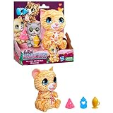 ハズブロ(HASBRO) ファーリアル おやつたべたい! 赤ちゃんこねこ、アニマトロニクス ぬいぐるみ、声や音に反応するインタラクティブペット、対象年齢4才以上 F6797 正規品