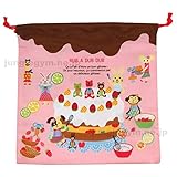 ラブアダブダブ(rub a dub dub)撥水プール巾着：ケーキ