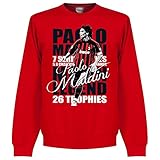 Retake Paolo Maldini凡例Sweatshirt – Red 3L