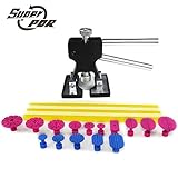 Super PDR 凹み直し メタル デントリフター ブラック 引っ張る吸盤キット カー 凹み修理工具用品