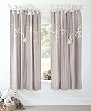 Mamas & Papas Millie and Boris Lined Tie Top Curtains 132 x 160 cm by Mamas & Papas