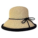 [芦屋ロサブラン] 100％完全遮光 99％ではダメなんです 帽子 ペーパーラフィアセーラー レディース つば裏遮光 (ベージュ(M)) 020212-000