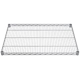 Akro-Mils AWS2436SHELF 24-Inch X 36-Inch NSF Approved Industrial Grade Chrome Wire Shelf 4-Pack [並行輸