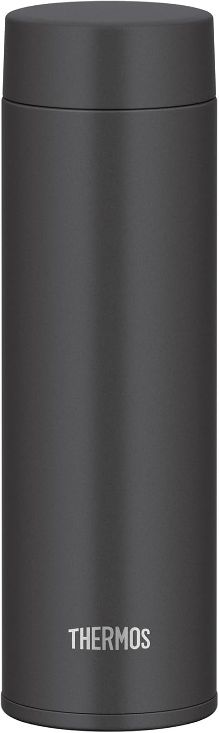 【せんとパッキン一体型・食洗機対応】 サーモス 水筒 真空断熱ケータイマグ 480ml スモークブラック 隅々まで簡単に洗える 全てのパーツ食洗機OK ステンレス ボトル 軽量コンパクト JOQ-481 SMB