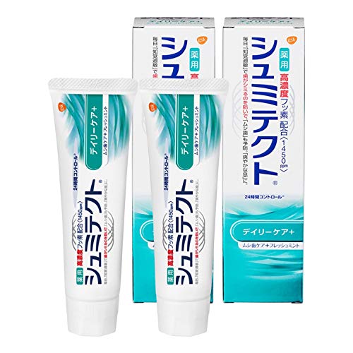 医薬部外品 薬用シュミテクト デイリーケア 高濃度フッ素配合 1450ppm 知覚過敏予防 歯磨き粉 90g 2個セット Amazon Nhật Fado Vn