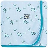 Kickee Pants Print Swaddling Blanket, Pond Snow by KicKee Pants
