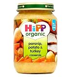 HiPP Organic Parsnip, Potato & Turkey Casserole 7+ Months 190g (Pack of 2) - ヒップ有機パースニップ、ポテト＆七面鳥鍋7+ヶ