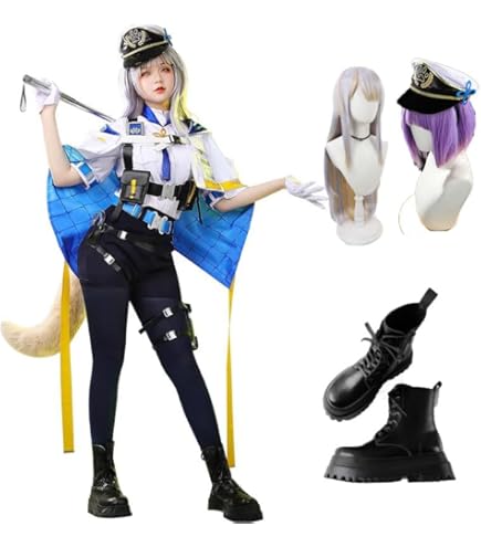 Amazon.co.jp: VTuber 沙花叉クロヱコスプレ衣装 （道具 武器 ウィッグ