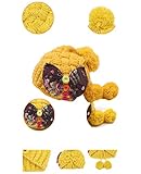 冬小物 子供ニット帽 ニット帽 キッズ 帽子 5色 子供用帽子 花柄 ボンボン ボア こどもニット帽子 子供帽子 ぼうし 裏ボア あたたか ニット帽 花柄リボン ボタン 後ろひもで調整 ボンボン 可愛