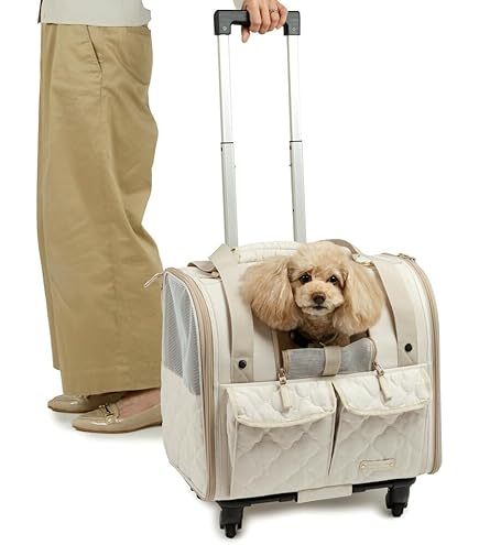 Amazon.co.jp: CoConte ペットトロリー ライトグレー : ペット用品