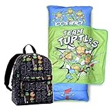 Teenage Mutant Ninja Turtles Kids Sleepover Set - 16" Backpack and Inflatable Nap Mat [並行輸入品]