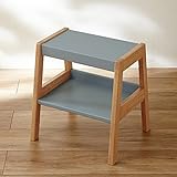 ラックとしても使えるスタッキングスツール　　グレー×ナチュラル