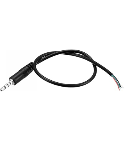 Amazon | SIOCEN 交換用3.5mmオスジャックから裸線オープンエンドTS 2