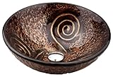 Kraus GV-650-19mm Luna Glass Vessel Bathroom Sink by Kraus