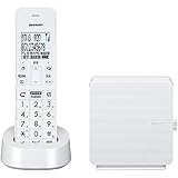 シャープ(SHARP) コンパクトで 電話線すっきりモデル JD-SF3CL-W