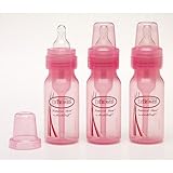 Dr. Browns Baby Bottle, 4 Ounce, 6-Count - Pink by Dr. Brown's [並行輸入品]
