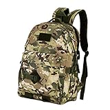 Fityle 防水　ナイロン　40L　ショルダーバック　デイパック　リュックサック　アウトドア　キャンプ　ハイキング　スポーツ用　全6スタイル - CPカモ