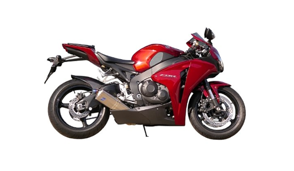 Amazon ティーエスアール Tsr レーシングスリップオンマフラー Exパイプ ステンレス サイレンサー チタン 純正車体色 パールサンビームホワイト 08 09 グラファイトブラック 08 10 キャンディーグローリーレッド 08 09 Cbr1000rr 08 10 Ebl Sc59 1800r S59 Ts01a