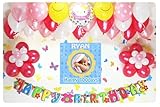100E☆RED風船セット■100日祝いを飾りましょ♪【 写真+名前入り 横断幕♪】　誕生日横断幕　パーティー装飾用品　★横断幕＋バルーン装飾SET★　誕生日...
