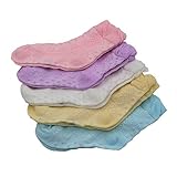 Onuneed 赤ちゃん ベビー　キッズ　　ソックス 靴下 柔らかい ５足お祝い 出産 祝い ムール用　外用 夏、春（0－5歳） (蓮の葉, L_(3-5歳))