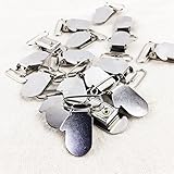 Mamimami Home おしゃぶり クリップ DIY 赤ちゃん　噛がため ジュエリー アクセサリー 手型 金属 20個セット