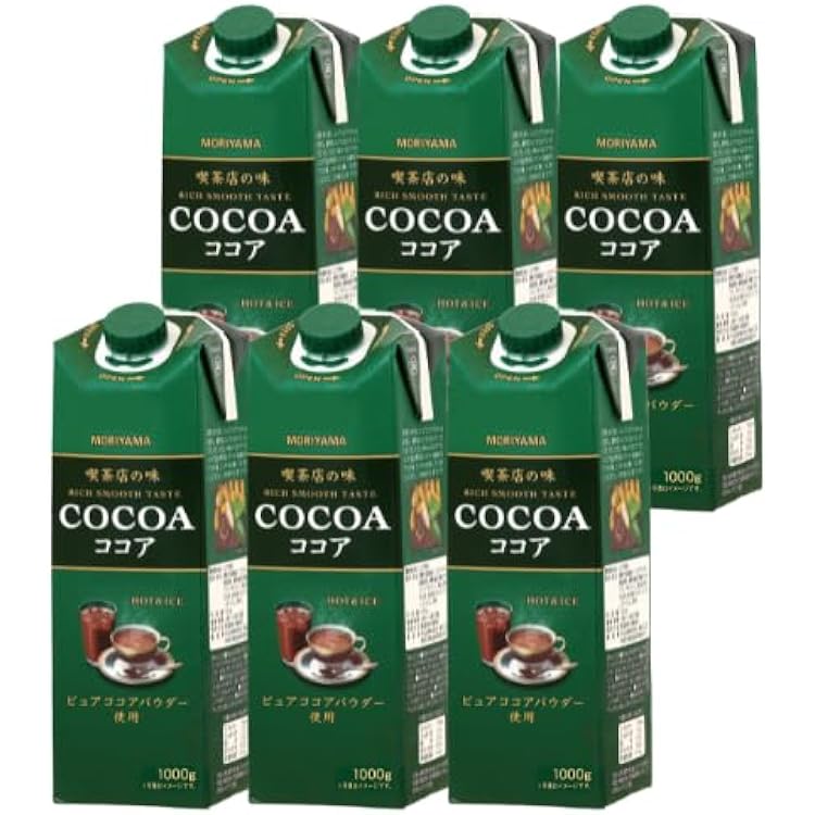 Amazon.co.jp: 守山乳業 喫茶店の味 ココア1000g ×6本 : 食品・飲料・お酒