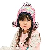 (よキーよ)Yokeeyo ニット帽 手袋　ボンボン付　耳付きタイプ　レッグウォーマーのセット 可愛い　毛糸　刺繍　動物のプリント　星柄　手袋　ニットキャップ　ベビー用ハット 赤ちゃん　子供　キッズ 