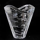 バカラ Baccarat ベース 花瓶 ウェーブ 23cm 2102668 【並行輸入品】