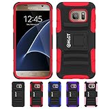 Galaxy s7ケース、hlct丈夫な耐衝撃デュアルレイヤーPCとソフトシリコンケース付きスタンドキックスタンドfor Samsung Galaxy s7 ( 2016 ) Samsung Gala