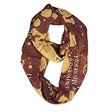NCAA Minnesota Golden Gophers SilkyインフィニティスカーフSpatter、レッド、70 " x 25 "