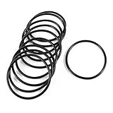 Oリング，SODIAL(R) 10個ゴム製のOリング/シールリング65ミリメートル外径、ブラック