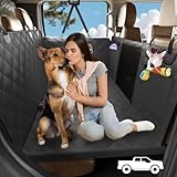 AIEDOULER トラックバックシートエクステンダー 犬用 トラック 犬用シートカバー バックシート ハードボトム トラック用ペットシートカバー トラック用犬用バックシートカバー トラック用犬用ハンモック ブラック