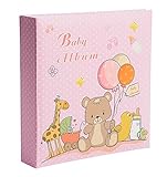 Baby Girl Photo Album - Holds 200 4x6 Inch Photos - by Bay Area Housewares by Bay Area Housewares