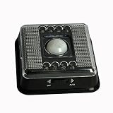 無線8赤外ledライトセンサーランプオートモーションバッテリーpirブラックケース