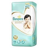 パンパース はじめての肌へのいちばん テープ スーパージャンボ Mサイズ 48枚