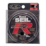 エバーグリーン(EVERGREEN) フロロカーボンライン バスザイル マジックハードR 80m 25lb クリアー