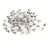 uxcell ガラス管ヒューズ　速断型　 250V 2Amp F2L250V 5mm x 20mm　40個入り