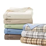 Premier Comfort Micro Fleece Blanket, Twin, Natural