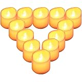 QBeau LED キャンドルライト LEDキャンドル 蝋燭 暖色光 揺らぐ炎 ティーライトゆらゆら揺れる 火を使わない 安全 省エネ 長持ち 便利 おしゃれ クリスマス 結婚式 誕生日 室内 室外飾り インテリアライト 連続最大点灯時間約100時間