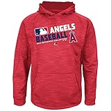 MLB Youth AuthenticコレクションチームChoice Streakフリースパーカー( Youth Small 8、ロサンゼルス・エンゼルス)