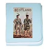CafePress – Scotland – スーパーソフトベビー毛布、新生児おくるみ ブルー 055458585225CD2