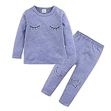 Tovadoo 子供服 男の子 女の子 トップス+ズボン 春新作 長袖 パジャマ シンプル 韓国風 可愛い プレゼント 通学 旅行 1-6歳