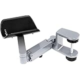 肘置き アームスタンド アームレストに基づいたアームレスト360回転コンピューターアームレスト高さ調整可能なアームレストデスクエクステンダーサポートオフィスチェアアームパッドハンドリストレスト操作楽々 （調整可能な肘アームレストパッド