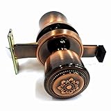 川口技研 カラーラッチ錠 バックセット 60mm ブロンズ