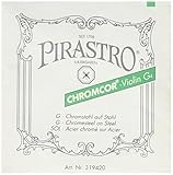 Pirastro 319420 4/4 Size Bronze Chromcor Steel Core Violin G String Mittel Envelope [並行輸入品]