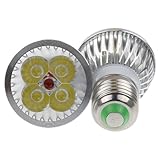 Lemonbest® 4W LED Spot Light Bulb, E27 Standard Screw Base, 35W Incandescent Equivalent, Cool White 