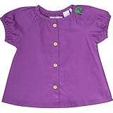 グリーンコットン　Twill top　オーガニックコットン製スモック型ブラウス デンマーク生まれのブランド。オーガニックコットン100%使用。