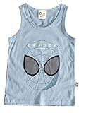 【あるこんたるこん】ベビー ランニング スパイダー キッズ ジュニア 男の子 タンクトップ シャツ コットン100％ (100)