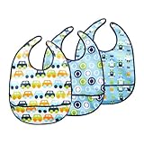 JJ Cole 3 Count Bib Set, Boy by JJ Cole [並行輸入品]
