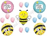 What Will It Bee ??ベビーシャワーGender Reveal Party Balloons Decorations Supplies
